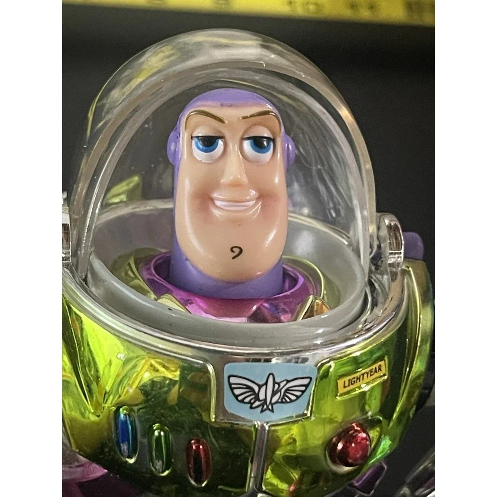Disney Toy Story Buzz Lightyear Metallic Paint Action Figure Toy 7 Inch No Wings
